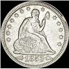 Image 1 : 1853 Arrows/Rays Seated Liberty Quarter  CLOSELY UNCIRCULATED