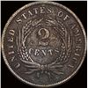 Image 2 : 1866 Copper Two-Cent Piece NEARLY  UNCIRCULATED
