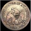 Image 2 : 1855-S Arrows Seated Liberty Quarter NICELY  CIRCULATED