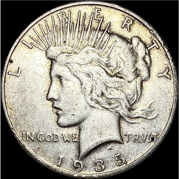 1935-S Silver Peace Dollar NEARLY UNCIRCULATED