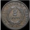 Image 2 : 1864 Bronze Two-Cent Piece CHOICE AU