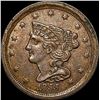 Image 1 : 1855 Braided Hair Half Cent CLOSELY UNCIRCULATED