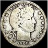 Image 1 : 1908-S Barber Silver Quarter NICELY CIRCULATED