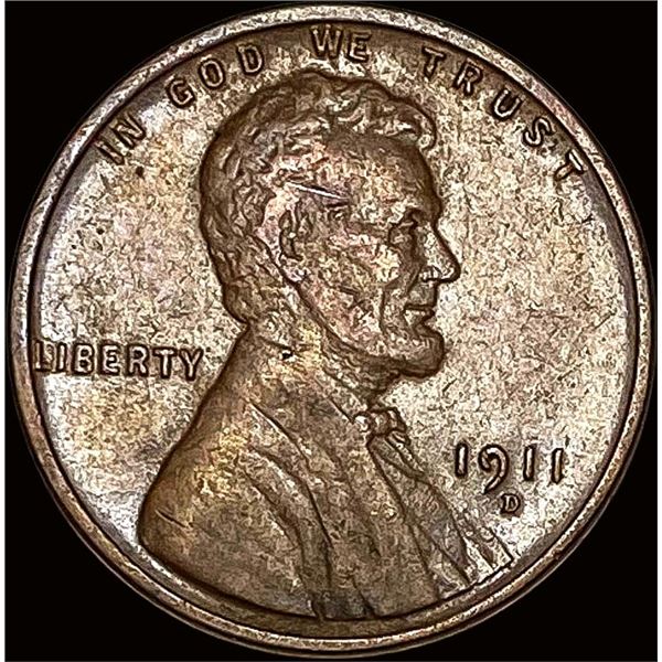 1911-D Lincoln Wheat Cent NEARLY UNCIRCULATED