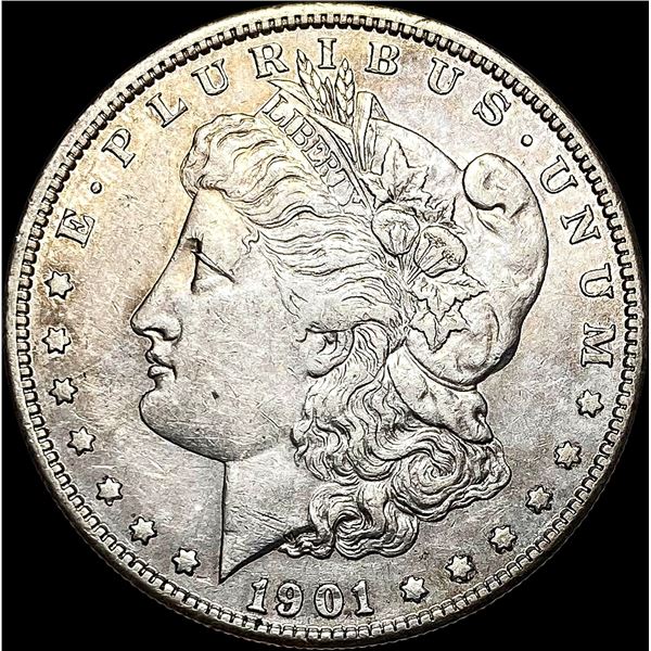 1901-S Silver Morgan Dollar CLOSELY UNCIRCULATED