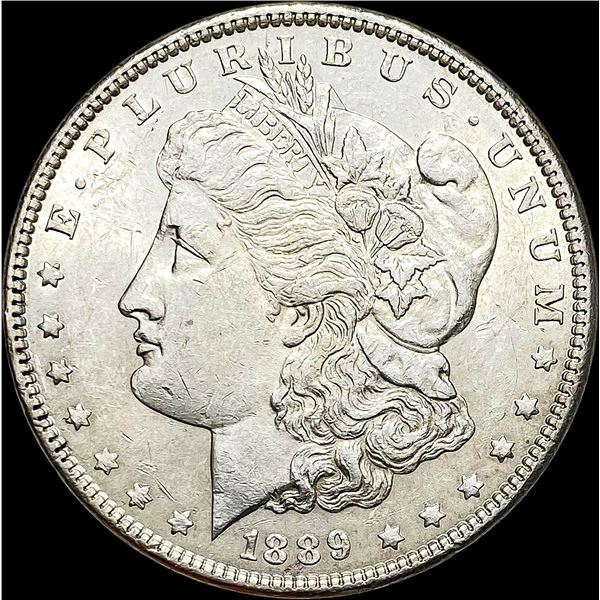 1889 Silver Morgan Dollar CLOSELY UNCIRCULATED