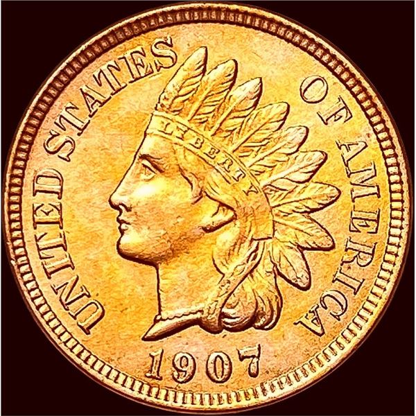 1907 Indian Head Cent CHOICE BU