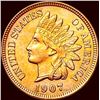 Image 1 : 1907 Indian Head Cent CHOICE BU