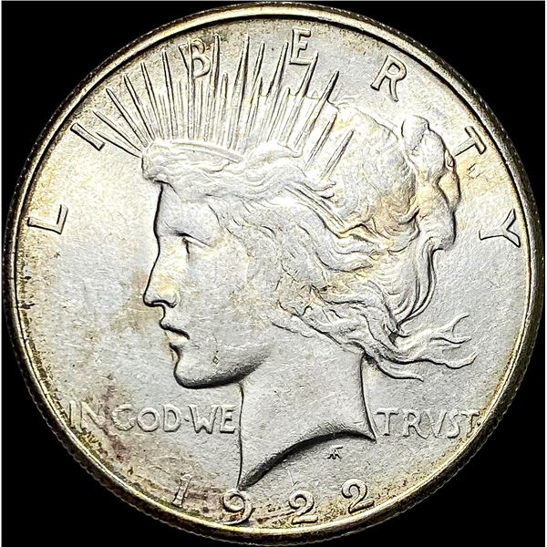 1922-S Silver Peace Dollar CLOSELY UNCIRCULATED