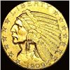 Image 1 : 1909-D Indian Head Half Eagle $5 Gold UNCIRCULATED