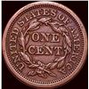 Image 2 : 1853 Braided Hair Large Cent CLOSELY UNCIRCULATED