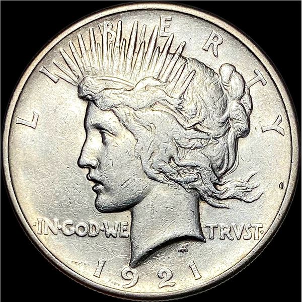 1921 Silver Peace Dollar NEARLY UNCIRCULATED