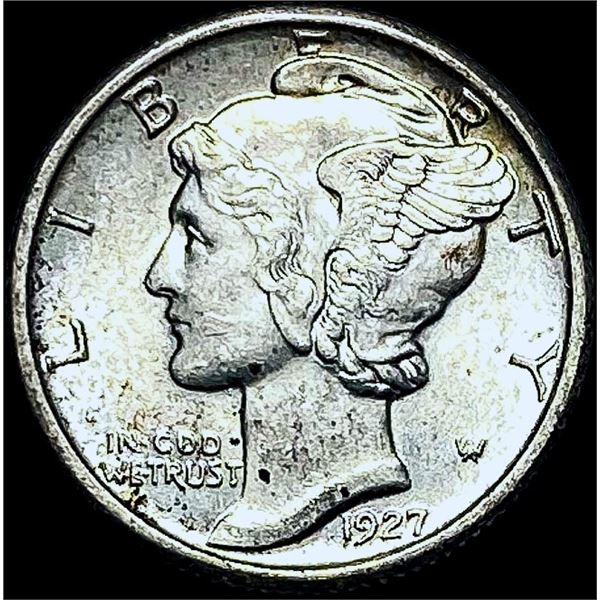 1927 Silver Mercury Dime CHOICE BU