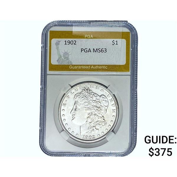 1902 Morgan Silver Dollar PGA MS63