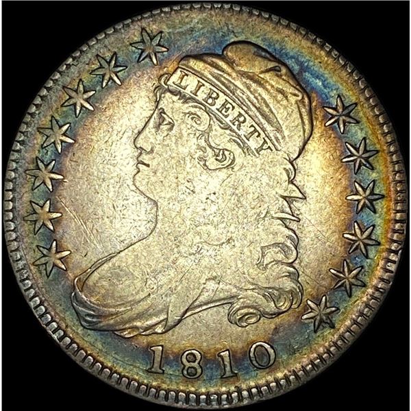1810 Capped Bust Half Dollar LIGHTLY  CIRCULATED