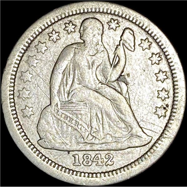 1842-O Seated Liberty Dime LIGHTLY CIRCULATED