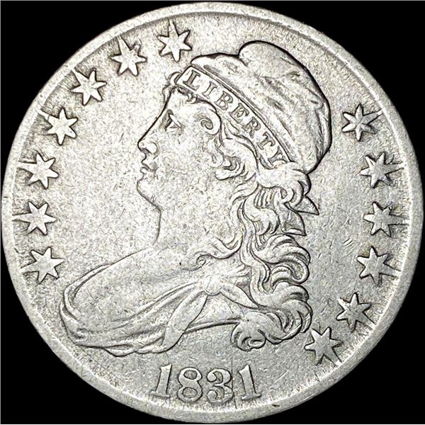 1831 Capped Bust Half Dollar LIGHTLY  CIRCULATED
