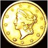 Image 1 : 1849 Gold $1 Type 1 CLOSELY UNCIRCULATED