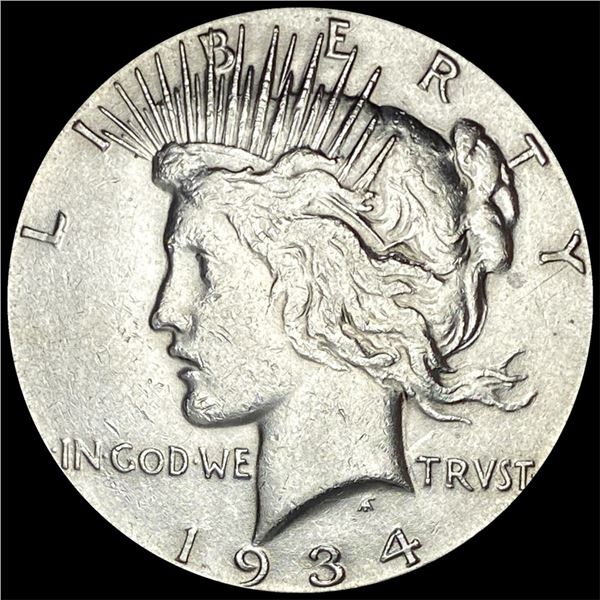 1934-S Peace Dollar CLOSELY UNCIRCULATED