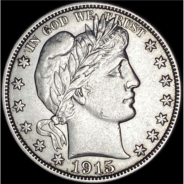 1915-S Silver Barber Quarter CLOSELY UNCIRCULATED