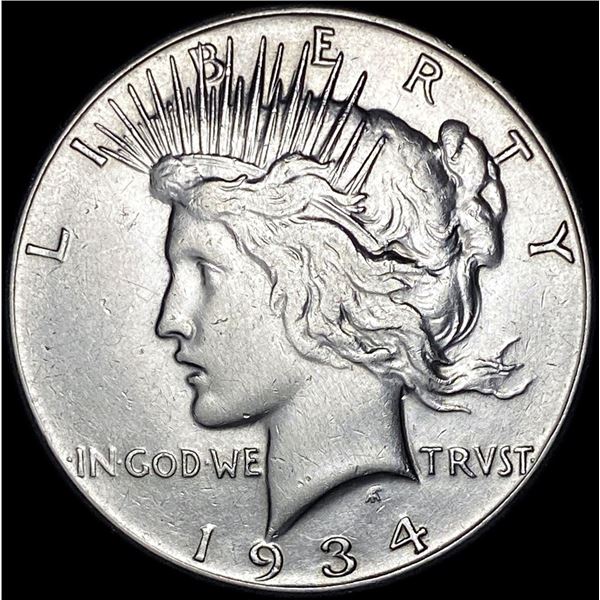 1934-S Silver Peace Dollar CLOSELY  UNCIRCULATED