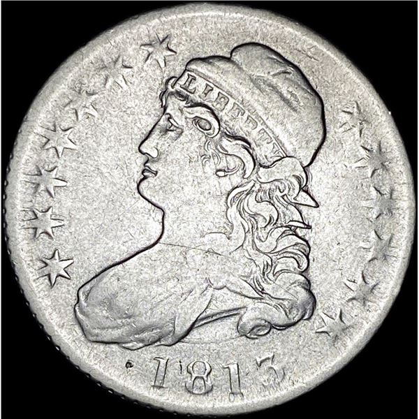 1813 Capped Bust Half Dollar NICELY  CIRCULATED