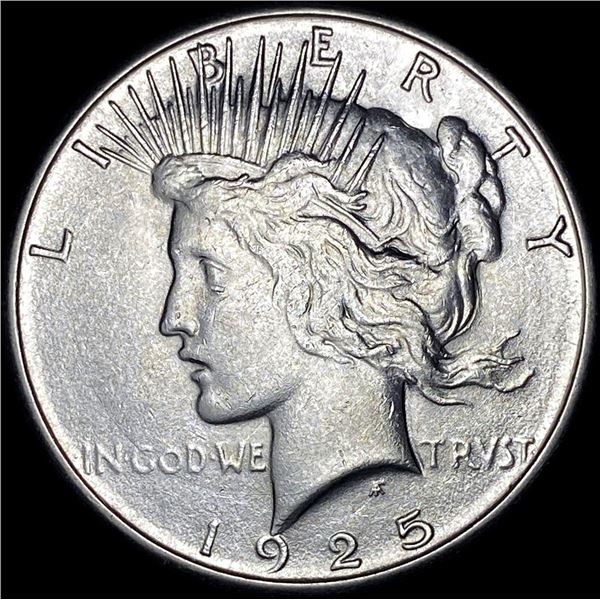1925-S Silver Peace Dollar CLOSELY  UNCIRCULATED