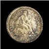 Image 1 : 1869 Silver Seated Liberty Half Dime CLOSELY UNCIRCULATED