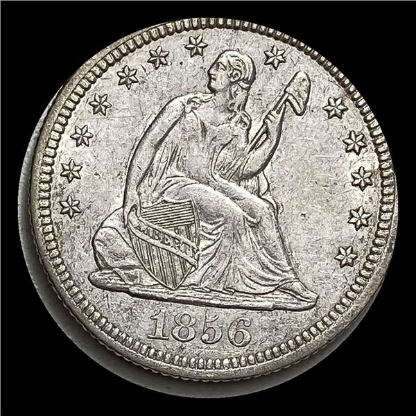 1856 Seated Liberty Quarter CLOSELY  UNCIRCULATED