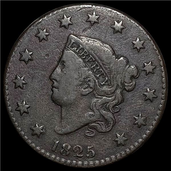 1825 Coronet Head Large Cent LIGHTLY  CIRCULATED