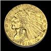 Image 1 : 1911-D Indian Head Gold $2.50 Quarter Eagle  CLOSELY
