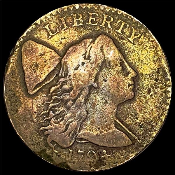 1794 Liberty Cap Large Cent NICELY CIRCULATED