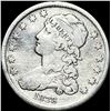 Image 1 : 1838 Capped Bust Silver Quarter NEARLY  UNCIRCULATED