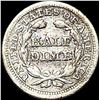 Image 2 : 1853 Seated Liberty Half Dime NEARLY UNCIRCULATED