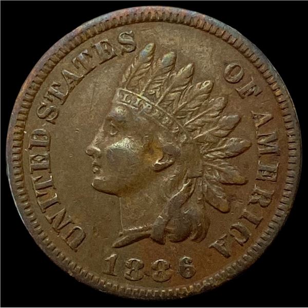 1886 Indian Head Cent CHOICE AU