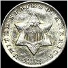 Image 1 : 1852 Silver Three-Cent Piece LIGHTLY  CIRCULATED