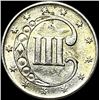 Image 2 : 1852 Silver Three-Cent Piece LIGHTLY  CIRCULATED