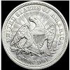Image 2 : 1853 Arrows/Rays Seated Liberty Quarter  NEARLY UNCIRCULATED