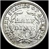 Image 2 : 1854 Seated Liberty Half Dime CLOSELY  UNCIRCULATED