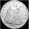 Image 1 : 1876-CC Seated Liberty Half Dollar NEARLY  UNCIRCULATED
