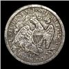 Image 2 : 1877-CC Silver Seated Liberty Quarter NICELY  CIRCULATED