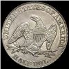 Image 2 : 1858 Seated Liberty Half Dollar CLOSELY  UNCIRCULATED