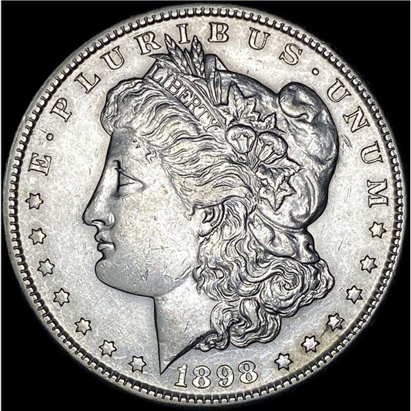 1898-S Silver Morgan Dollar CHOICE AU