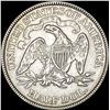 Image 2 : 1874 Arrows Seated Liberty Half Dollar  CLOSELY UNCIRCULATED