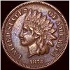 Image 1 : 1873 Indian Head Cent CLOSELY UNCIRCULATED