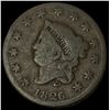 Image 1 : 1826 Coronet Head Large Cent NICELY  CIRCULATED