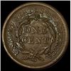 Image 2 : 1857 Braided Hair Large Cent CLOSELY  UNCIRCULATED