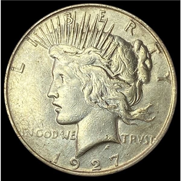 1927-D Silver Peace Dollar CLOSELY  UNCIRCULATED