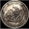 Image 2 : 1858 Seated Liberty Half Dollar CLOSELY  UNCIRCULATED