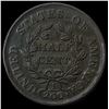 Image 2 : 1804 Copper Draped Bust Half Cent NEARLY  UNCIRCULATED